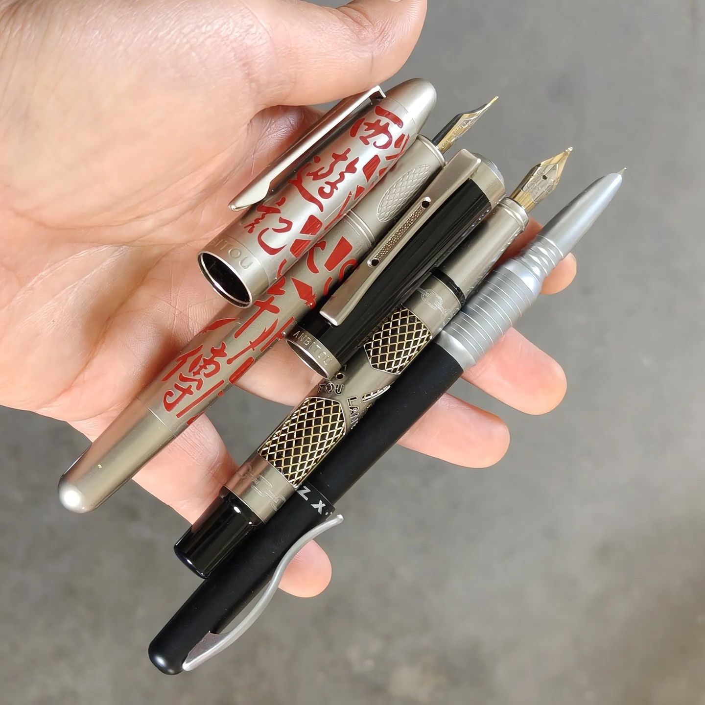 3pens Old Vintage Rare  Founta - đánh giá và giá Vintage Collectible Pens