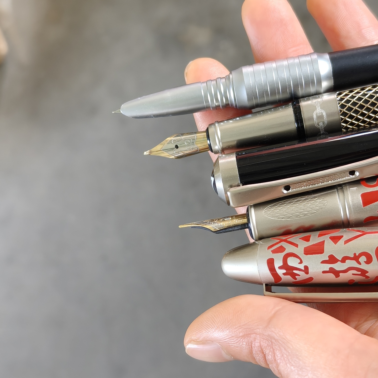 3pens Old Vintage Rare  Founta - đánh giá và giá Vintage Collectible Pens
