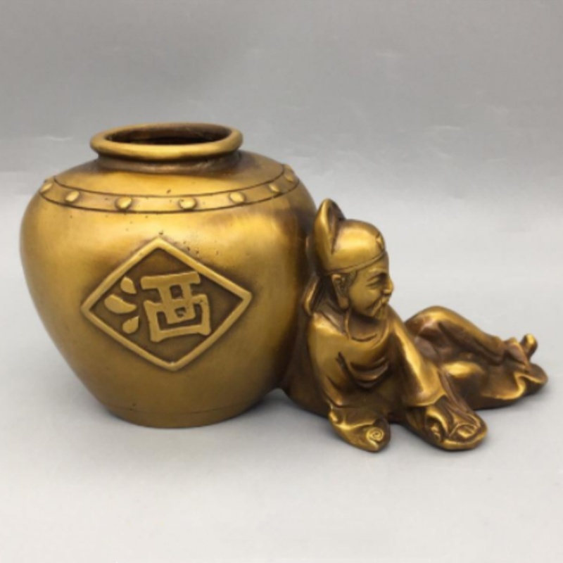 Vintage Brass Li Bai Drunk Win - đánh giá và giá Vintage Collectible Pens