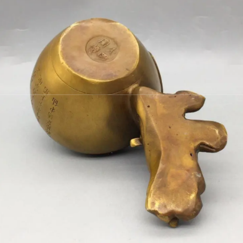 Vintage Brass Li Bai Drunk Win - đánh giá và giá Vintage Collectible Pens