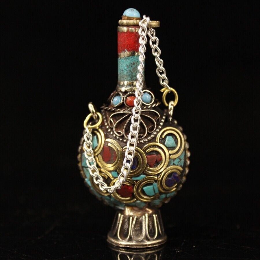 Collection Chinese brass inlai - đánh giá và giá Vintage Collectible Bottles