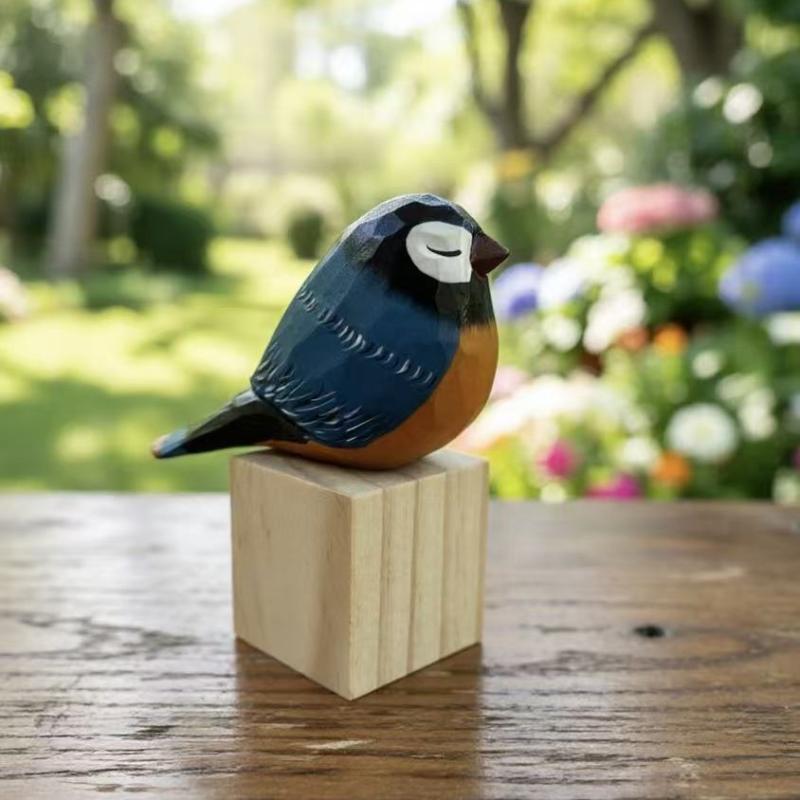 Kawaii Hand Carved Wooden Bird - đánh giá và giá Vintage Collectibles Store