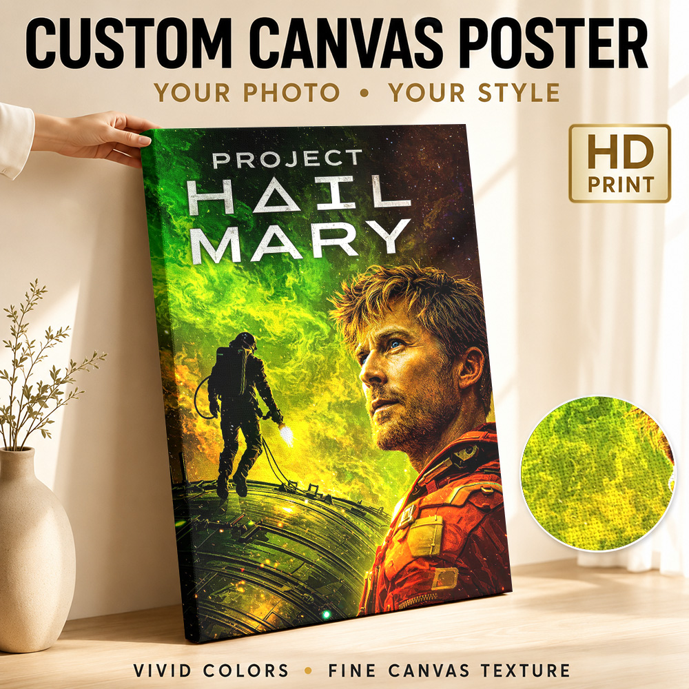 Project Hail Mary Movie Canvas - đánh giá và giá Vintage Collectible Posters