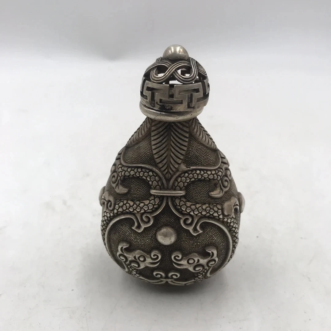 Chinese White Bronze Snuff Bot - đánh giá và giá Vintage Collectible Bottles