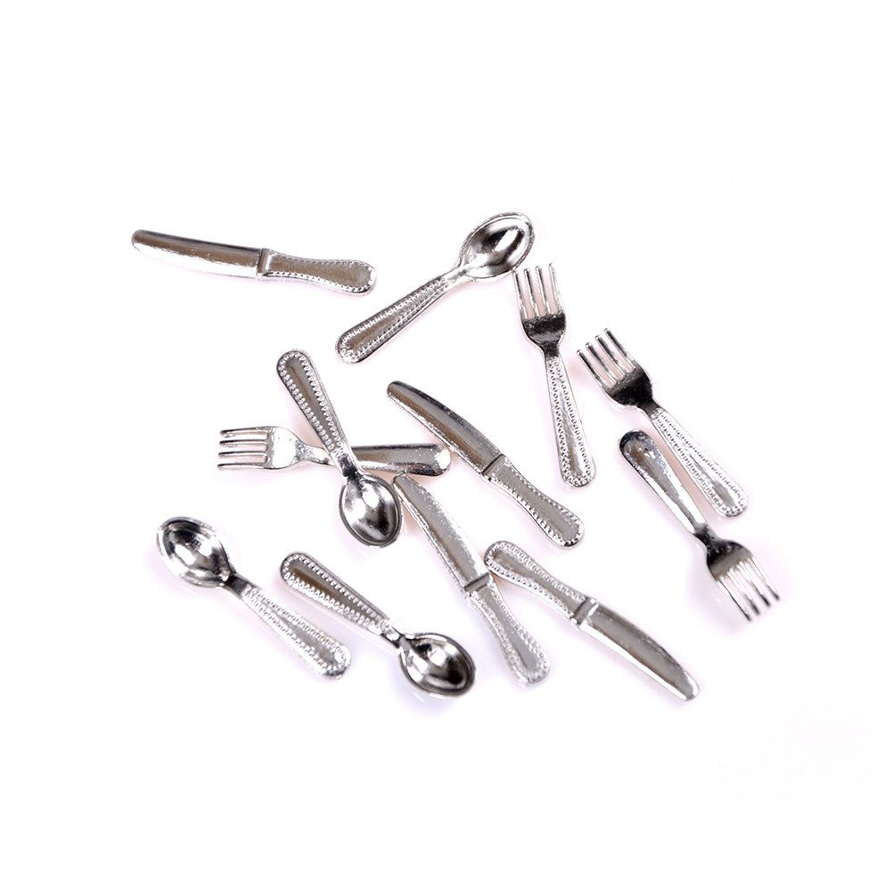 12 Chiếc 1:12 Mini Vintage Nhà - đánh giá và giá Vintage Collectible Spoons