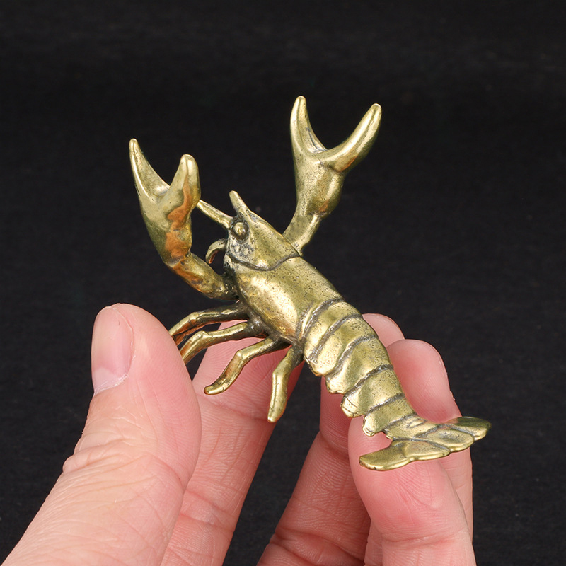 【F】Solid Brass Crayfish Orname - đánh giá và giá Vintage Collectible Pens