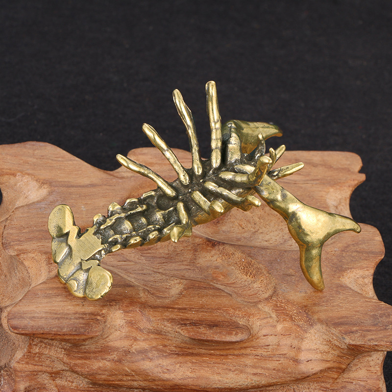 【F】Solid Brass Crayfish Orname - đánh giá và giá Vintage Collectible Pens