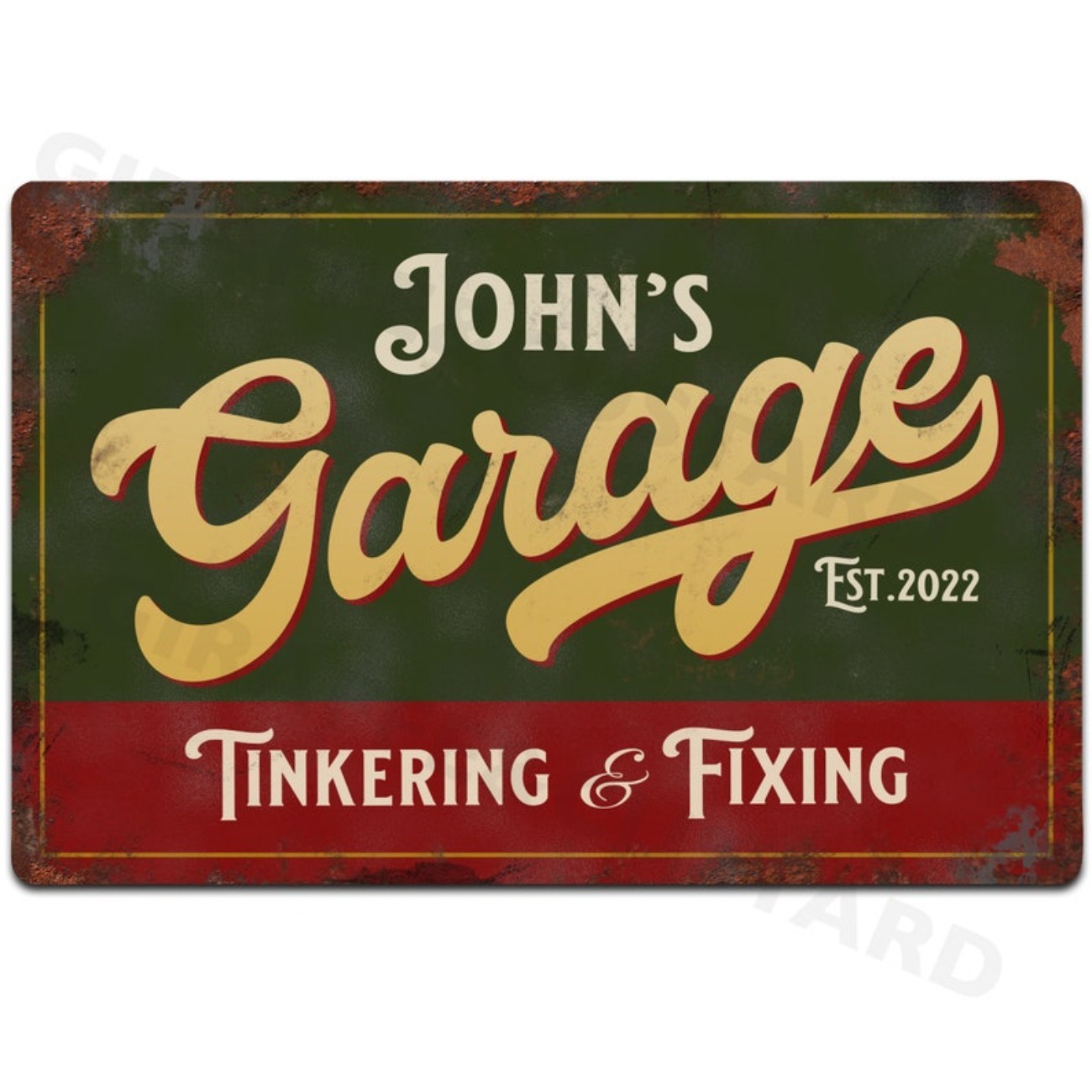 Custom Personalised Garage Met - đánh giá và giá Vintage Collectible Plates